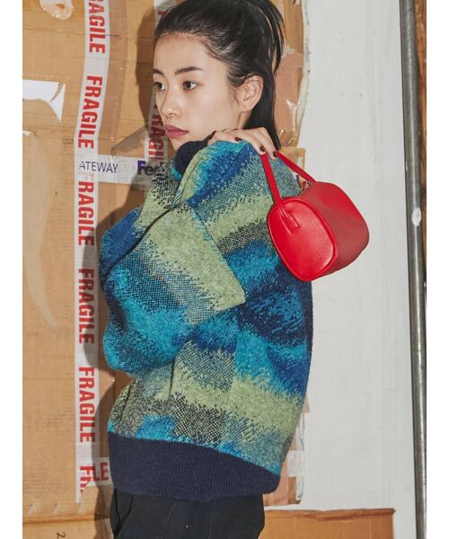 VEQUM（VEQUM）の「【VEQUM】ABSTRACT JACQUARD KNIT（ニット