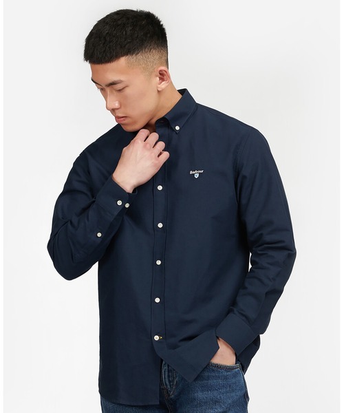 Barbour（バブアー）の「オックススリムボタンダウン刺繍ロゴ（シャツ/ブラウス・メンズ・ネイビー/ホワイト/ブルー/グリーン・L/M/S）」の3枚目の写真