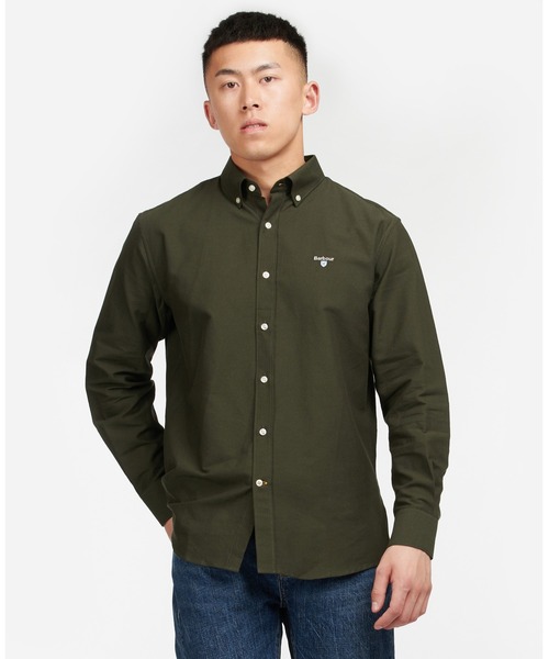 Barbour（バブアー）の「オックススリムボタンダウン刺繍ロゴ（シャツ/ブラウス・メンズ・ネイビー/ホワイト/ブルー/グリーン・L/M/S）」の2枚目の写真
