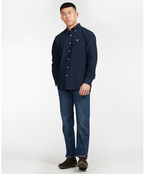 Barbour（バブアー）の「オックススリムボタンダウン刺繍ロゴ（シャツ/ブラウス・メンズ・ネイビー/ホワイト/ブルー/グリーン・L/M/S）」の10枚目の写真
