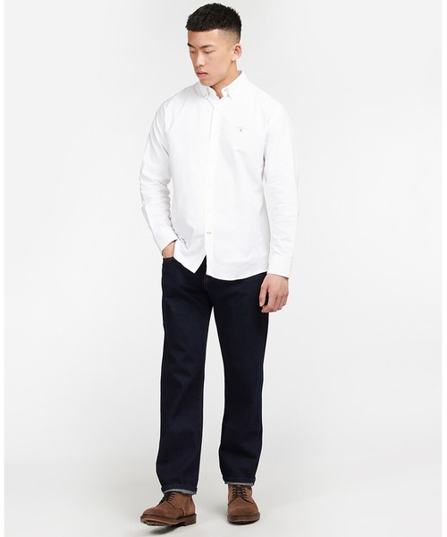 Barbour（バブアー）の「オックススリムボタンダウン刺繍ロゴ（シャツ/ブラウス・メンズ・ネイビー/ホワイト/ブルー/グリーン・L/M/S）」の5枚目の写真