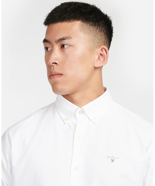 Barbour（バブアー）の「オックススリムボタンダウン刺繍ロゴ（シャツ/ブラウス・メンズ・ネイビー/ホワイト/ブルー/グリーン・L/M/S）」の7枚目の写真