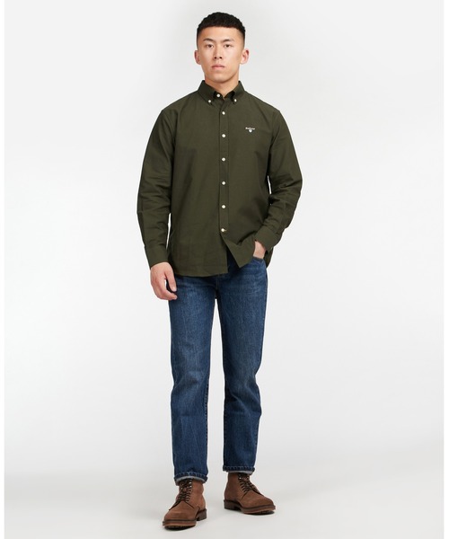 Barbour（バブアー）の「オックススリムボタンダウン刺繍ロゴ（シャツ/ブラウス・メンズ・ネイビー/ホワイト/ブルー/グリーン・L/M/S）」の20枚目の写真
