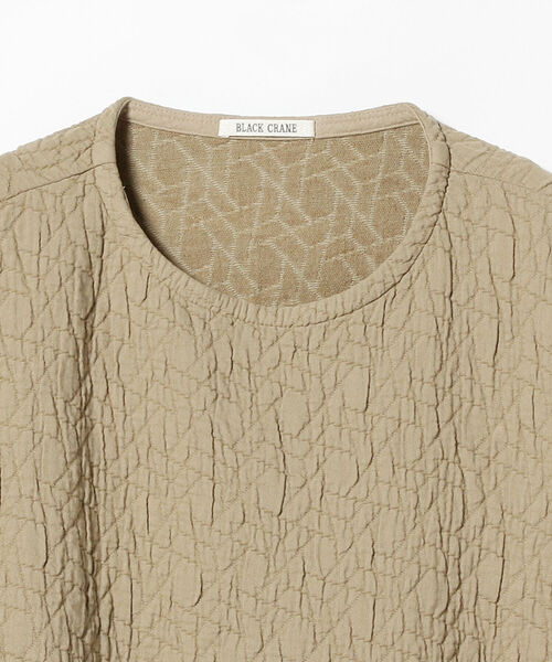 BLACK CRANE（ブラッククレーン）の「BLACK CRANE / ラッフル トップ（シャツ/ブラウス・レディース・ブラック系その他4/ベージュ・X-SMALL）」の4枚目の写真