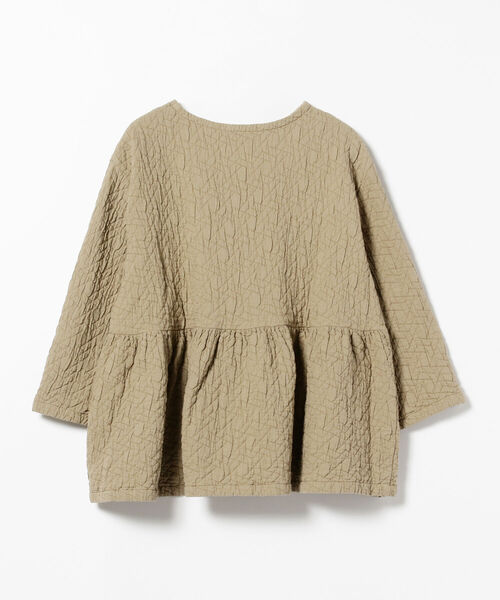 BLACK CRANE（ブラッククレーン）の「BLACK CRANE / ラッフル トップ（シャツ/ブラウス・レディース・ブラック系その他4/ベージュ・X-SMALL）」の6枚目の写真