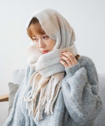 WEGO | WEGO/【23年新色追加】ワイドフリンジストール(マフラー)