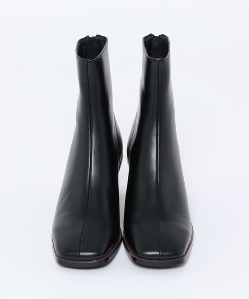 Andemiu（アンデミュウ）の「バックジップショートブーツ169318（ブーツ・レディース・ブラック/ベージュ/ワイン・MEDIUM/LARGE）」の8枚目の写真