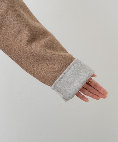 PUAL CE CIN(ピュアルセシン)の「リバーシブル リバーロングコート(その他アウター・レディース・ブラック/ネイビー/ベージュ・FREE)」の13枚目の写真