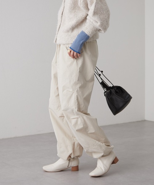 CIAOPANIC TYPY（チャオパニックティピー）の「パラシュートパンツ（その他パンツ・レディース・オフホワイト/カーキ/イエロー・ONE SIZE）」の6枚目の写真