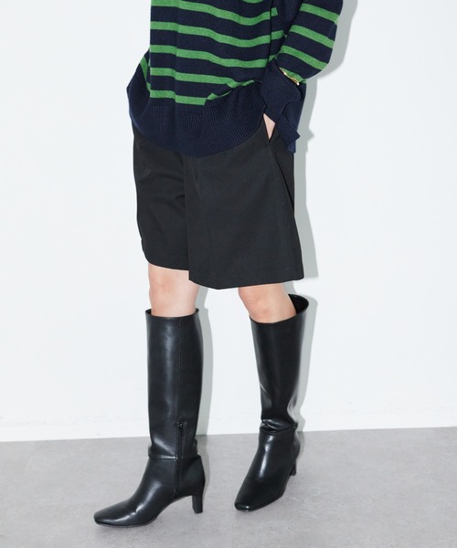 AMERICAN HOLIC（アメリカンホリック）の「タックショートパンツ（その他パンツ・レディース・ブラック/チェック・M/L）」の2枚目の写真