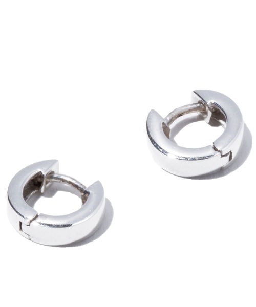 quip queint(クイップクエイント)の「【quip queint】hold hoop pierce QU019(ピアス(両耳用)・レディース・シルバー・FREE)」の3枚目の写真