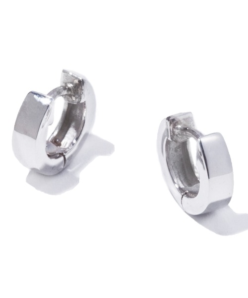 quip queint(クイップクエイント)の「【quip queint】hold hoop pierce QU019(ピアス(両耳用)・レディース・シルバー・FREE)」の4枚目の写真