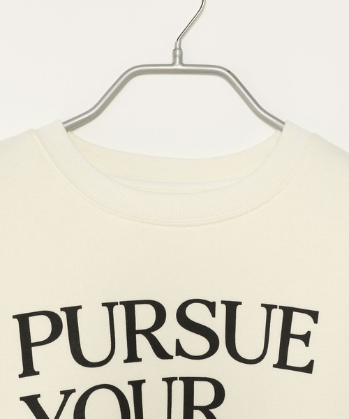 PBLIM(ページボーイリム)の「PAGEBOYLIM/サムホールショートスウェット(スウェット・レディース・ブラック/ボルドー/クリーム・FREE)」の18枚目の写真