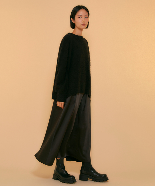 ReNorm(リノーム)の「アルパカMIXニットプルオーバー(ニット/セーター・レディース・チャコール/ブラック・フリー)」の15枚目の写真