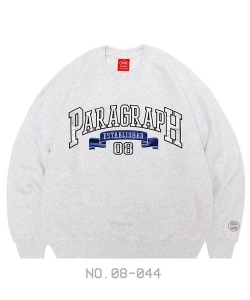 Paragraph(パラグラフ)の「A'GEM/9 × .kom『paragraph/パラグラフ』PARA08 スウェット(スウェット・メンズ・チャコールグレー/ライトグレー・FREE)」の5枚目の写真