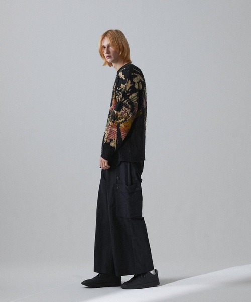 Iroquois(イロコイ)の「IROQUOIS イロコイ / 5G EYE DYE P/O 5ゲージアイダイプルオーバー / 277107(ニット/セーター・メンズ・ラベンダー/ブラック・2/3/1)」の14枚目の写真