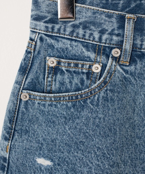 WEGO（ウィゴー）の「WEGO/ダメージショートパンツ（デニムパンツ・レディース・ブラック系その他/ホワイト/ライトインディゴブルー/コバルトブルー・SMALL/MEDIUM/LARGE/X-SMALL）」の18枚目の写真