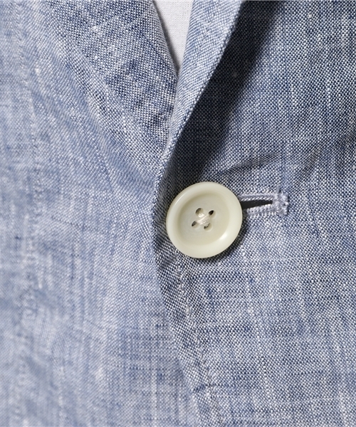 SHIPS JET BLUE（シップスジェットブルー）の「SHIPS JET BLUE(シップス ジェットブルー): リネン 7スリーブ シャツジャケット （シャツ/ブラウス・メンズ・ブルー/ネイビー/オリーブ・SMALL/LARGE/MEDIUM）」の16枚目の写真