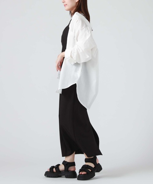 archives（アルシーヴ）の「コットンルーズシャツ（シャツ/ブラウス・レディース・ブルー/オフホワイト/ピンク/グリーン・MEDIUM）」の7枚目の写真