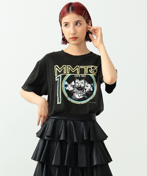 mmts（マミタス）の「〈UNISEX〉mmts / 10周年ロックTシャツ（Tシャツ