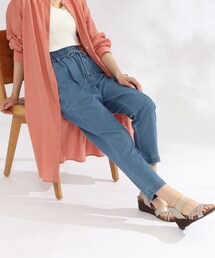 SHOO・LA・RUE | 【SS-3L/きれい叶える】綿イージーテーパードパンツ(その他パンツ)