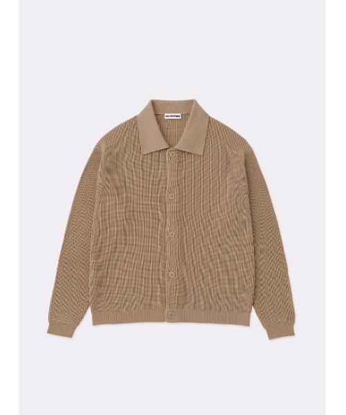 SOFTHYPHEN（ソフトハイフン）の「COLLARED CARDIGAN（カーディガン/ボレロ・メンズ・グリーン/グレー/ベージュ・03/02/01）」の3枚目の写真