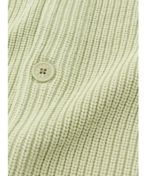SOFTHYPHEN（ソフトハイフン）の「COLLARED CARDIGAN（カーディガン/ボレロ・メンズ・グリーン/グレー/ベージュ・03/02/01）」の7枚目の写真
