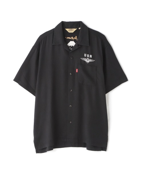 AVIREX(アヴィレックス)の「EMBROIDERY SHIRT JAPAN / エンブロイデリー シャツ ジャパン / AVIREX / アヴィレックス(シャツ/ブラウス・メンズ・ブラック/サックスブルー/ベージュ・MEDIUM/LARGE/X-LARGE/XX-LARGE/L/M/XL)」の17枚目の写真