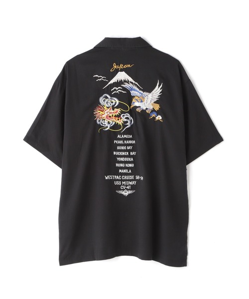 AVIREX(アヴィレックス)の「EMBROIDERY SHIRT JAPAN / エンブロイデリー シャツ ジャパン / AVIREX / アヴィレックス(シャツ/ブラウス・メンズ・ブラック/サックスブルー/ベージュ・MEDIUM/LARGE/X-LARGE/XX-LARGE/L/M/XL)」の18枚目の写真