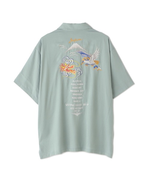 AVIREX(アヴィレックス)の「EMBROIDERY SHIRT JAPAN / エンブロイデリー シャツ ジャパン / AVIREX / アヴィレックス(シャツ/ブラウス・メンズ・ブラック/サックスブルー/ベージュ・MEDIUM/LARGE/X-LARGE/XX-LARGE/L/M/XL)」の21枚目の写真