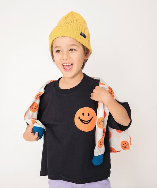 BREEZE（ブリーズ）の「【2Pセット】FOスマイルポケットTシャツ（Tシャツ/カットソー・キッズ・ライム/チャコール/ブルー・90/80/140/100/120/130/110）」の18枚目の写真