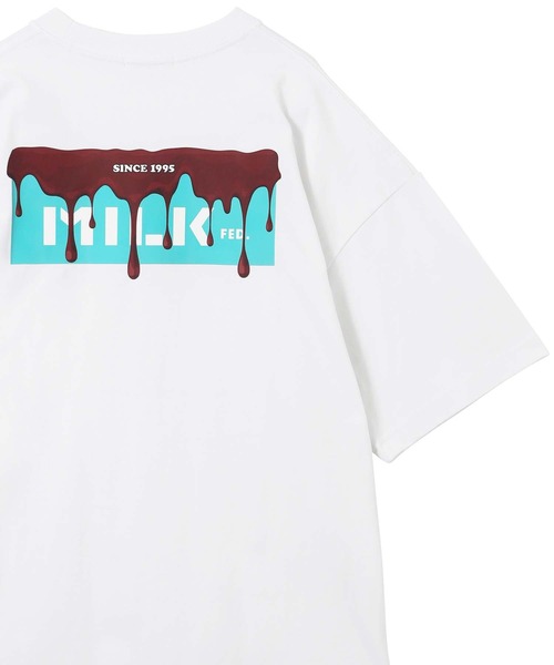 MILKFED.（ミルクフェド）の「MELT BAR LOGO WIDE S/S TEE（Tシャツ/カットソー・レディース・ブラック/オフホワイト/ホワイト・ONE SIZE）」の2枚目の写真