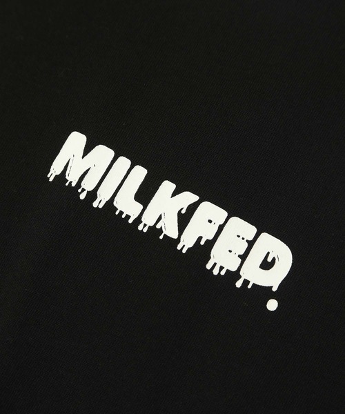 MILKFED.（ミルクフェド）の「MELT BAR LOGO WIDE S/S TEE（Tシャツ/カットソー・レディース・ブラック/オフホワイト/ホワイト・ONE SIZE）」の15枚目の写真