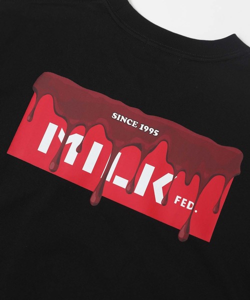 MILKFED.（ミルクフェド）の「MELT BAR LOGO WIDE S/S TEE（Tシャツ/カットソー・レディース・ブラック/オフホワイト/ホワイト・ONE SIZE）」の18枚目の写真