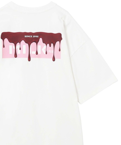 MILKFED.（ミルクフェド）の「MELT BAR LOGO WIDE S/S TEE（Tシャツ/カットソー・レディース・ブラック/オフホワイト/ホワイト・ONE SIZE）」の20枚目の写真