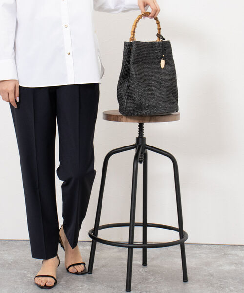 NOLLEY’S（ノーリーズ）の「バンブーザツザイトートバッグ（トートバッグ・レディース・ベージュ/ブラック・FREE）」の9枚目の写真