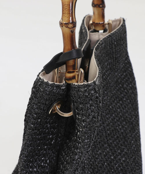 NOLLEY’S（ノーリーズ）の「バンブーザツザイトートバッグ（トートバッグ・レディース・ベージュ/ブラック・FREE）」の15枚目の写真