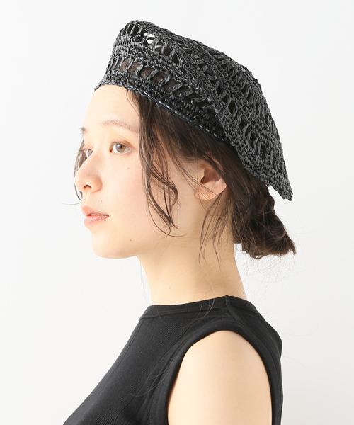 Spick & Span（スピックアンドスパン）の「【MY BOB】 ベレー（ハンチング/ベレー帽・レディース・ブラック・FREE）」の2枚目の写真