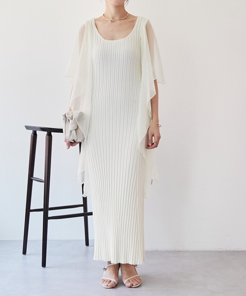 PAPILLONNER（パピヨネ）の「セレモニーアイテム/シアーボレロ/PAPILLONNER/パピヨネ（カーディガン/ボレロ・レディース・ブラック/アイボリー・FREE）」の12枚目の写真