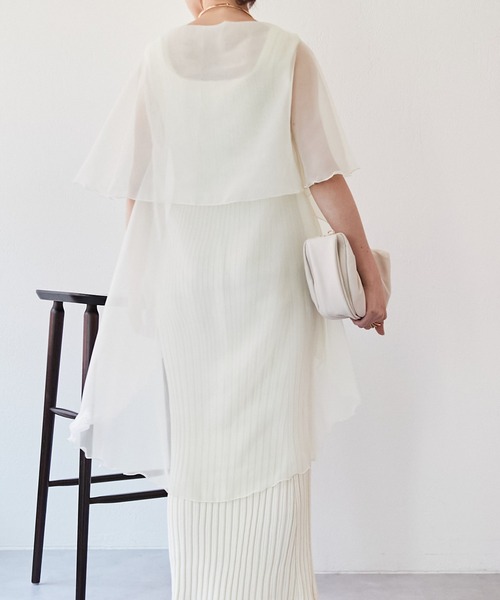 PAPILLONNER（パピヨネ）の「セレモニーアイテム/シアーボレロ/PAPILLONNER/パピヨネ（カーディガン/ボレロ・レディース・ブラック/アイボリー・FREE）」の20枚目の写真