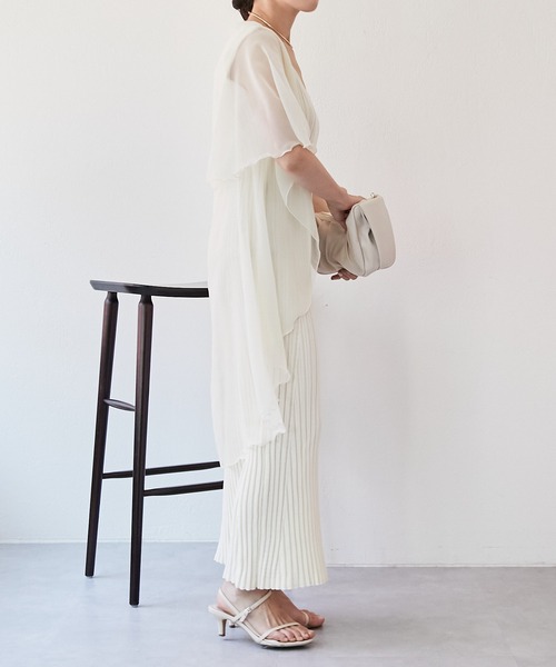 PAPILLONNER（パピヨネ）の「セレモニーアイテム/シアーボレロ/PAPILLONNER/パピヨネ（カーディガン/ボレロ・レディース・ブラック/アイボリー・FREE）」の21枚目の写真