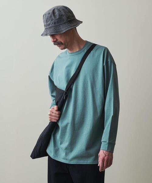 Steven Alan（スティーブンアラン）の「＜Steven Alan＞ FLP SUP SLD LONG SLEEVE TEE -LOOSE/カットソー（Tシャツ/カットソー・メンズ・ケリー/コバルトブルー/レッド・L/XL/S/M）」の12枚目の写真
