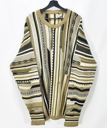 【ヴィンテージ古着】80~90s BACHRACH 立体編み 3Dニット セーター USA製