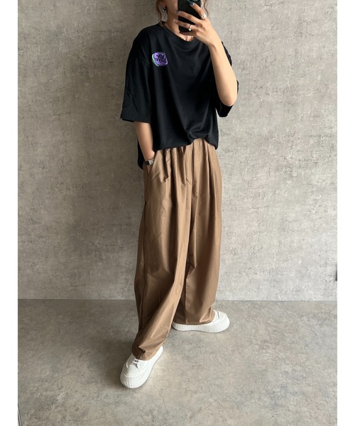owndaily(オンデイリー)の「ウエストゴムバルーンパンツ(その他パンツ・レディース・カーキ・FREE)」の17枚目の写真