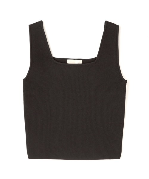 FREE'S MART（フリーズマート）の「◆[洗える]マシンウォッシャブルスクエアネックタンクニット（ニット/セーター・レディース・グリーン/ホワイト/レッド/ブラック・FREE）」の7枚目の写真