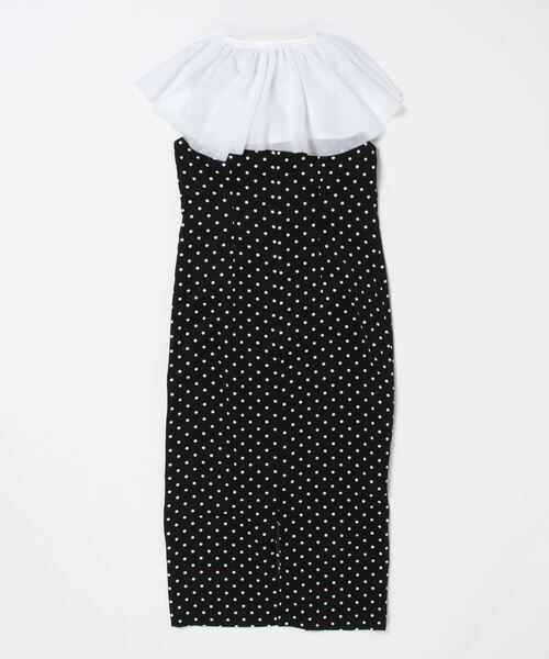 MIRO AMURETTE(ミロアミュレット)の「tulle collar dot onepiece/つけ襟ドットワンピース(ワンピース・レディース・ブラック・SMALL/MEDIUM)」の19枚目の写真