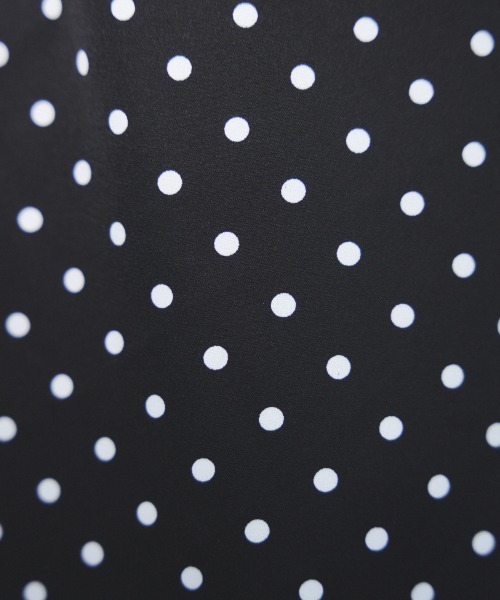 MIRO AMURETTE(ミロアミュレット)の「tulle collar dot onepiece/つけ襟ドットワンピース(ワンピース・レディース・ブラック・SMALL/MEDIUM)」の9枚目の写真