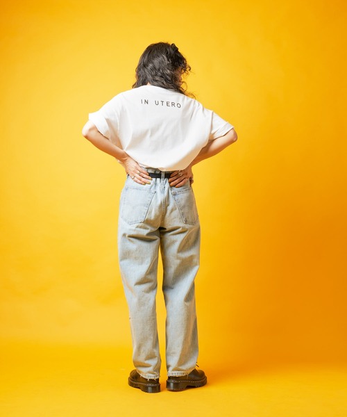 PUBLUX（パブリュクス）の「PUBLUX/パブリュクス 別注 NIRVANA IN UTERO TEE/ニルヴァーナ インユーテロ/バンT/ユニセックス/ヴィンテージTシャツ/ロックT（Tシャツ/カットソー・メンズ・ブラック/ホワイト・SMALL/MEDIUM/LARGE）」の9枚目の写真