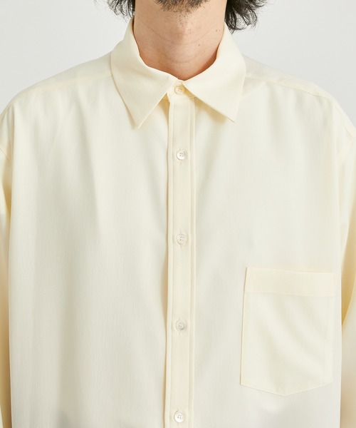 UJOH(ウジョー)の「【UJOH HOMME / ウジョーオム】Full Open Shirt/フルオープンシャツ(シャツ/ブラウス・メンズ・ブラック/オレンジ/アイボリー・2/1)」の21枚目の写真