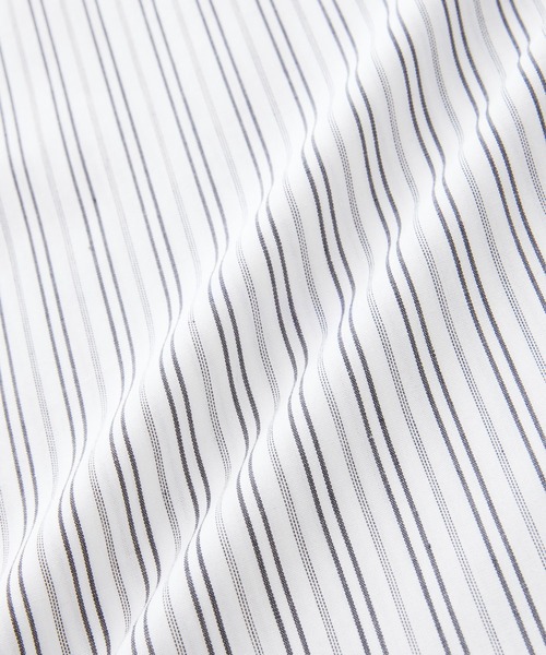 PENNEYS(ぺニーズ)の「PENNEYS/ペニーズ 別注 THE FOX ロゴ ワッペン刺繍 オーバーサイズ ブロード レギュラーカラー 半袖シャツ(シャツ/ブラウス・レディース・サックスブルー/ネイビー/グレー系/ベージュ系/ネイビー系/ピンク系/ホワイト/ライトブルー/ブラック系1/グリーン系/ブラック系・M/L)」の18枚目の写真